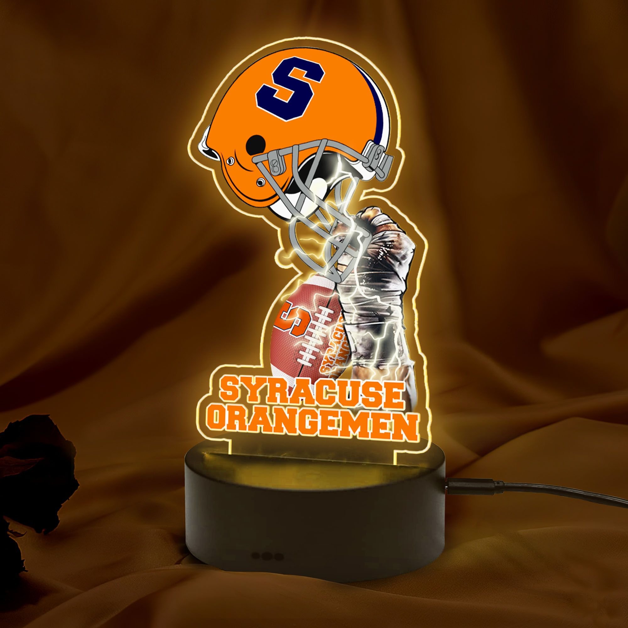 NCAA Syracuse Orange Led Lamp 1