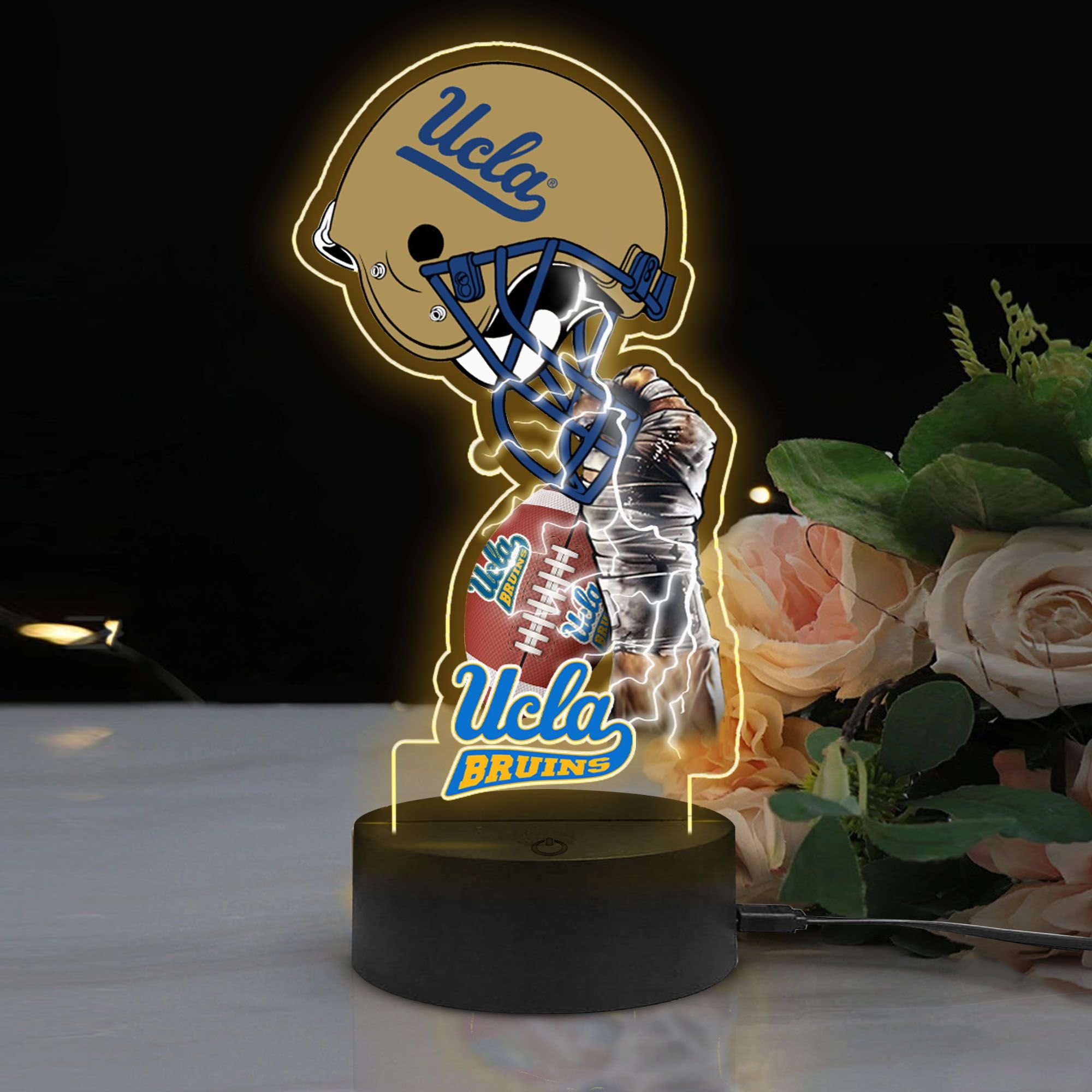NCAA UCLA Bruins Led Lamp 3 NCAA UCLA Bruins Led Lamp 1 2