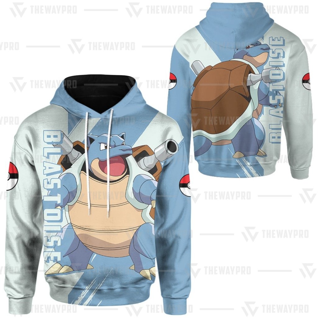 NEW Anime Pocket Monsters Blastoise 3D Hoodie