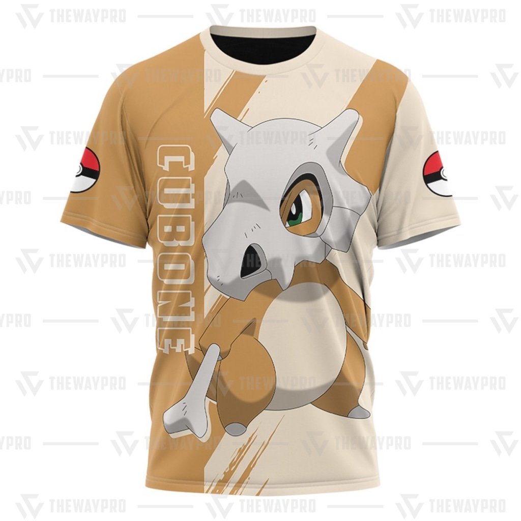 NEW Anime Pocket Monsters Cubone 3D T Shirt