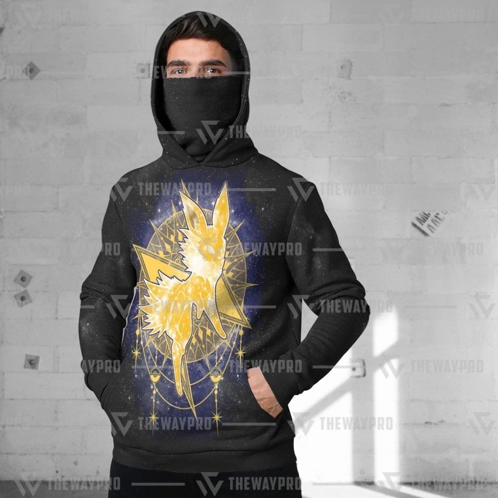NEW Anime Pocket Monsters Jolteon Starry Snood 3D Hoodie 10 NEW Anime Pocket Monsters Jolteon Starry Snood 3D Hoodie