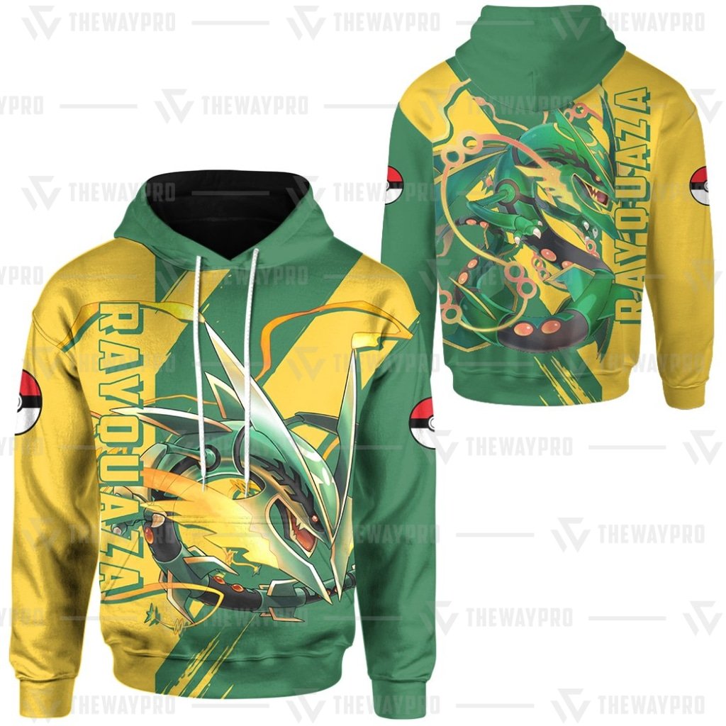 NEW Anime Pocket Monsters Rayquaza 3D Hoodie