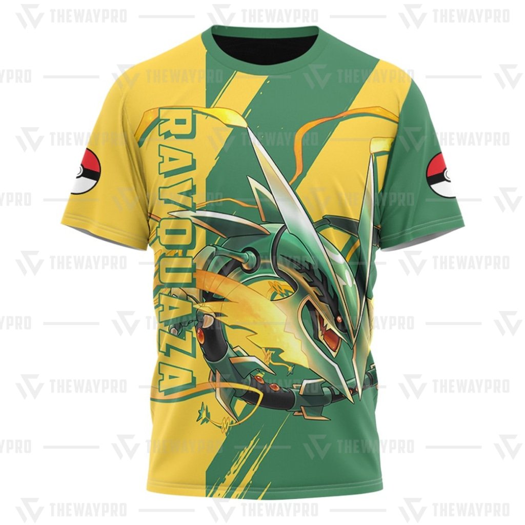 NEW Anime Pocket Monsters Rayquaza 3D T Shirt