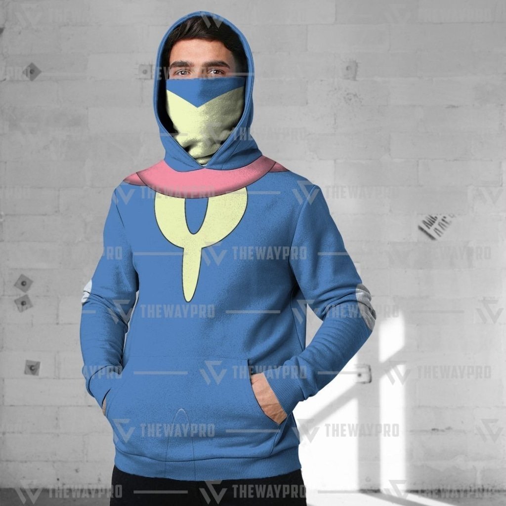 NEW Anime Pocket Monsters Satoshi Gekkouga Cosplay Snood 3D Hoodie 11 NEW Anime Pocket Monsters Satoshi Gekkouga Cosplay Snood 3D Hoodie