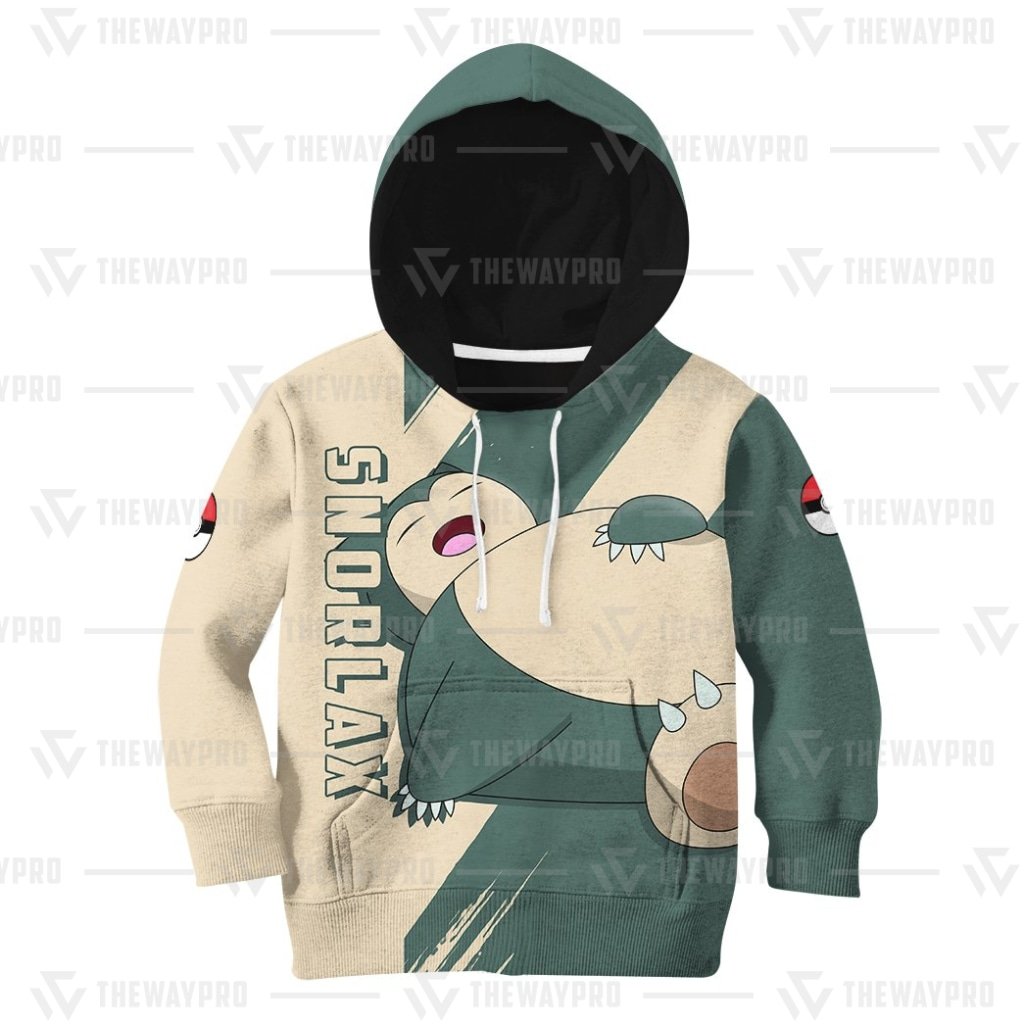 NEW Anime Pocket Monsters Snorlax Kid Hoodie 1 NEW Anime Pocket Monsters Snorlax Kid Hoodie