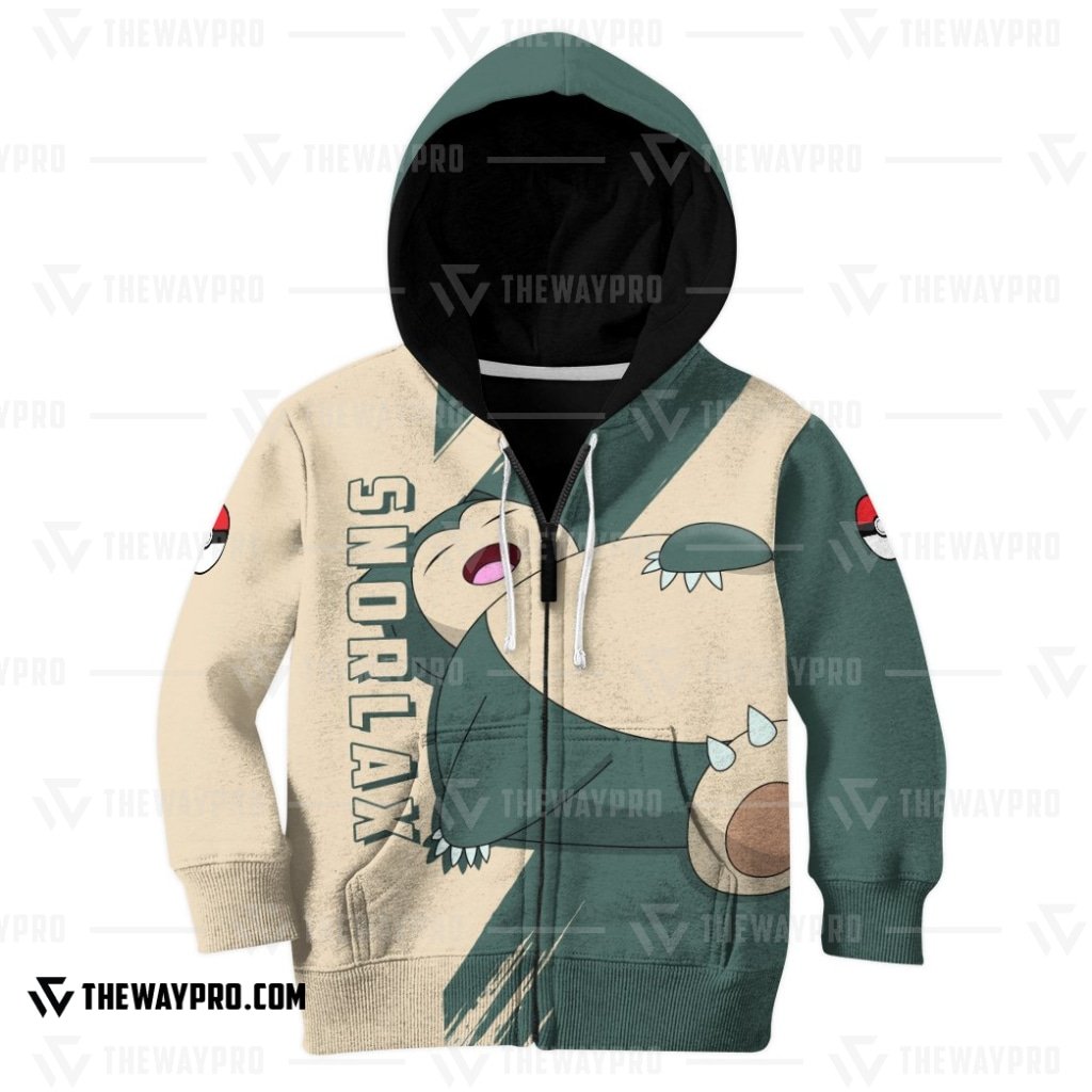 NEW Anime Pocket Monsters Snorlax Kid Hoodie 4 NEW Anime Pocket Monsters Snorlax Kid Hoodie 1 2 3
