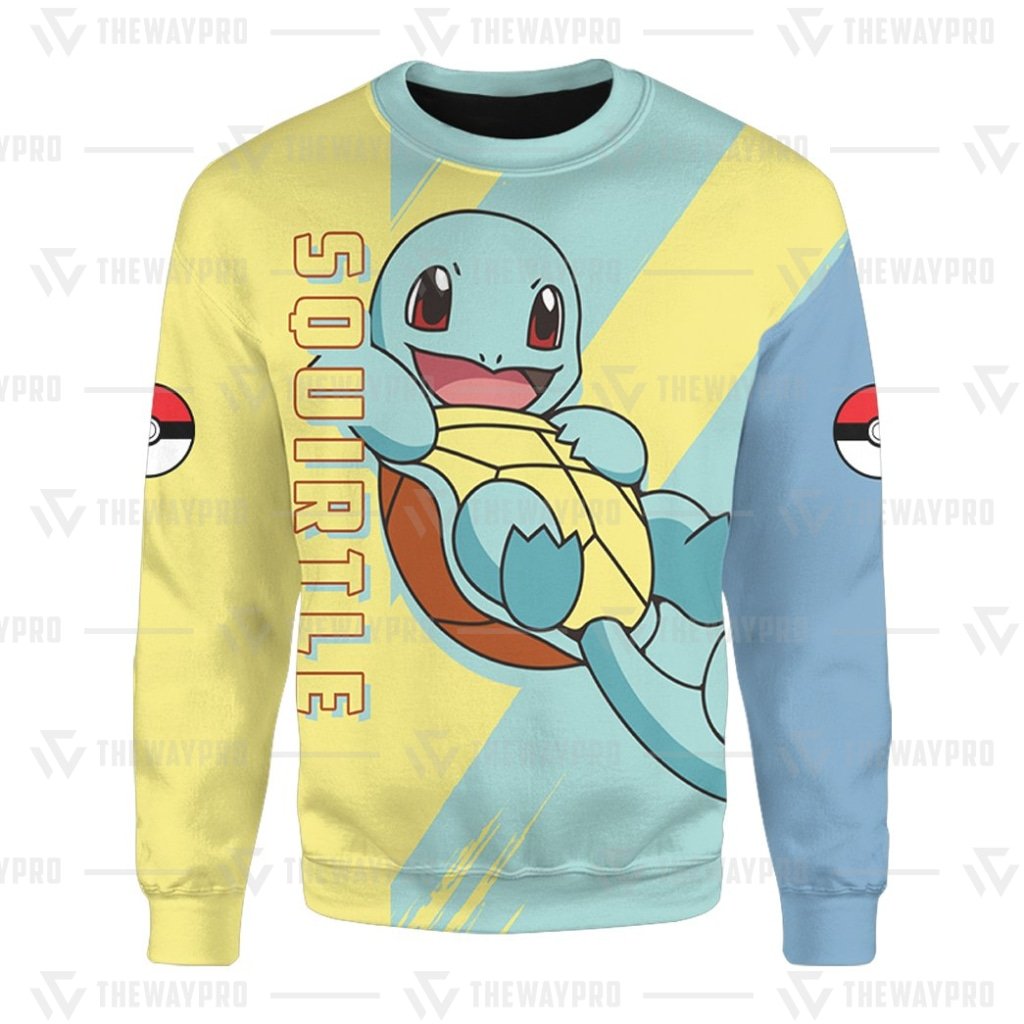 NEW Anime Pocket Monsters Squirtle Merry Christmas Sweater