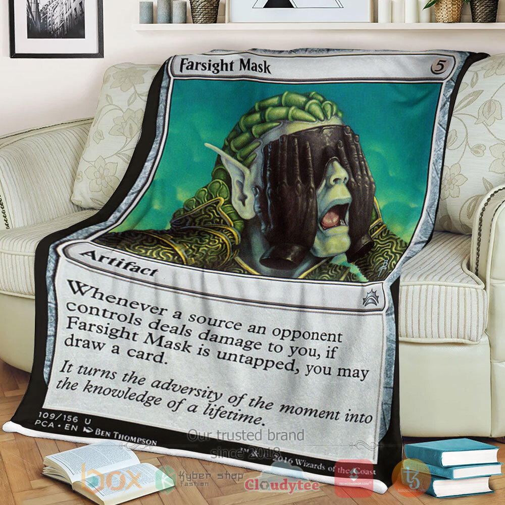 NEW Game Magic The Gathering 109 Farsight Mask Blanket