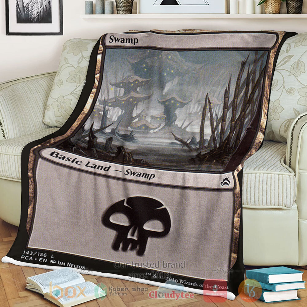 NEW Game Magic The Gathering 143 Swamp Blanket