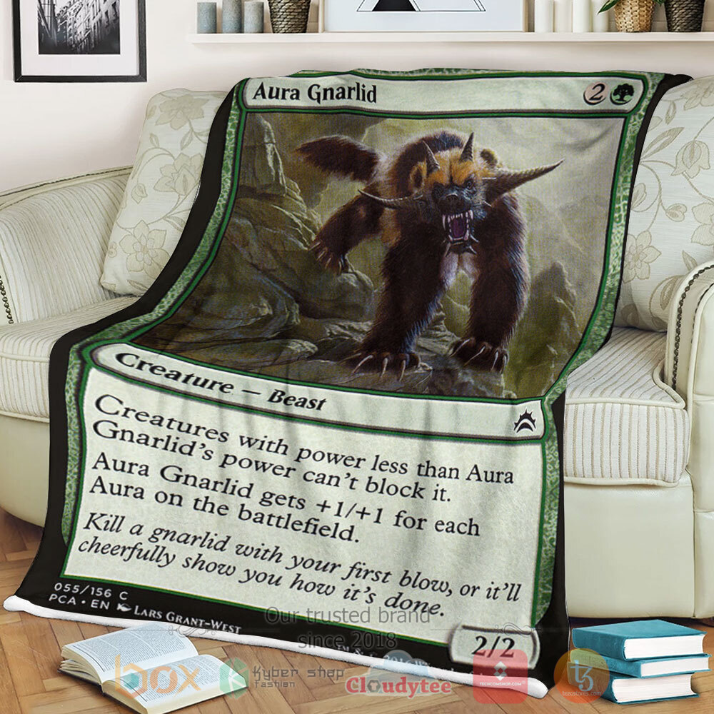 NEW Game Magic The Gathering 55 Aura Gnarlid Blanket