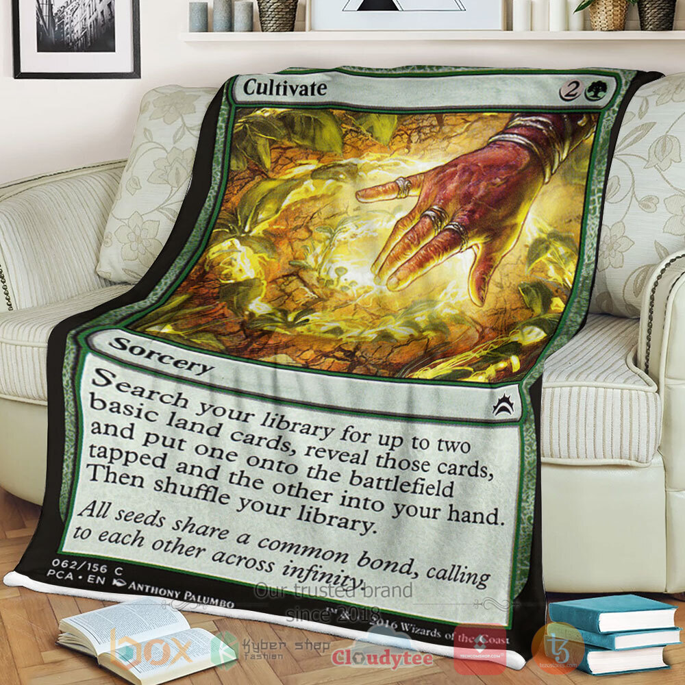 NEW Game Magic The Gathering 62 Cultivate Blanket