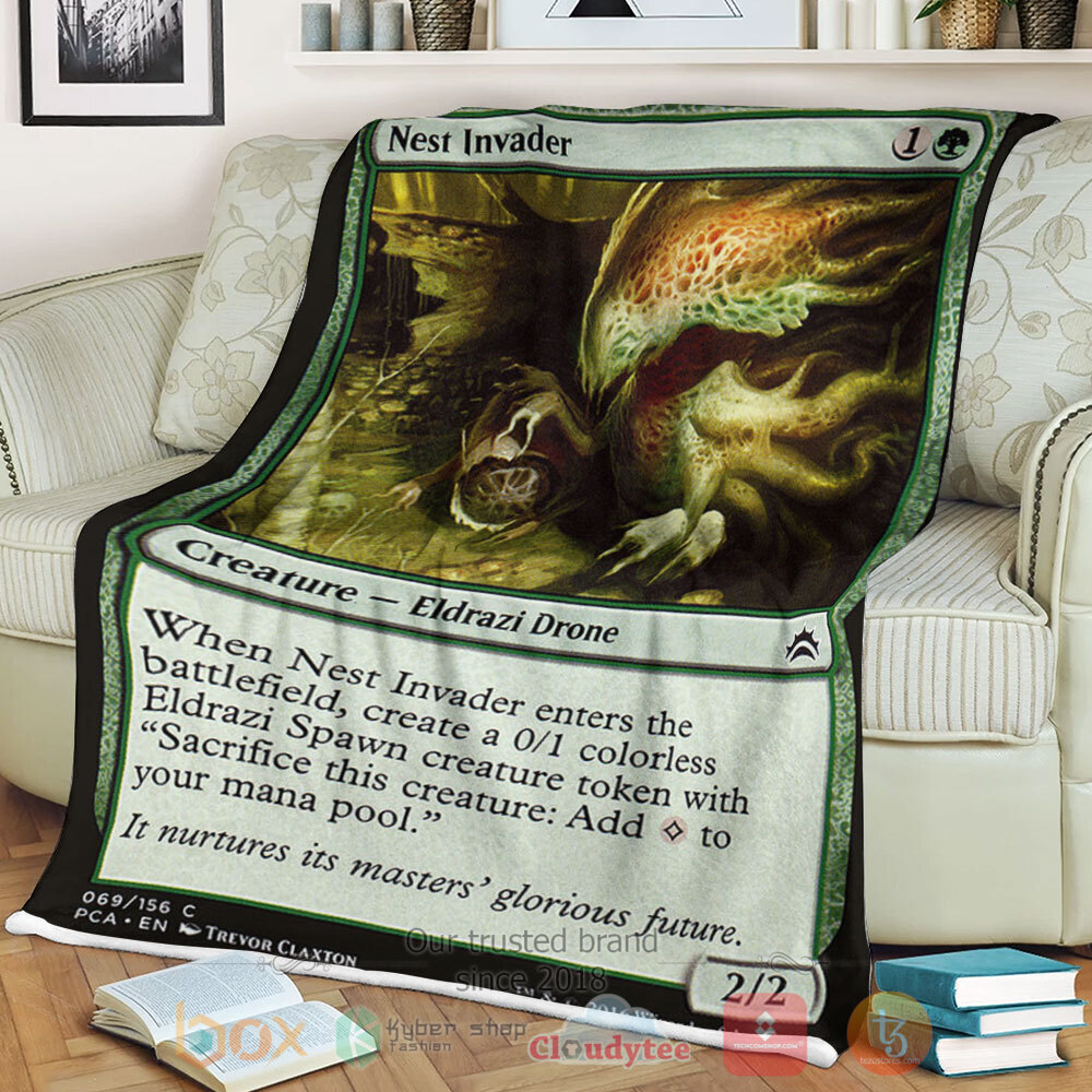 NEW Game Magic The Gathering 69 Nest Invader Blanket