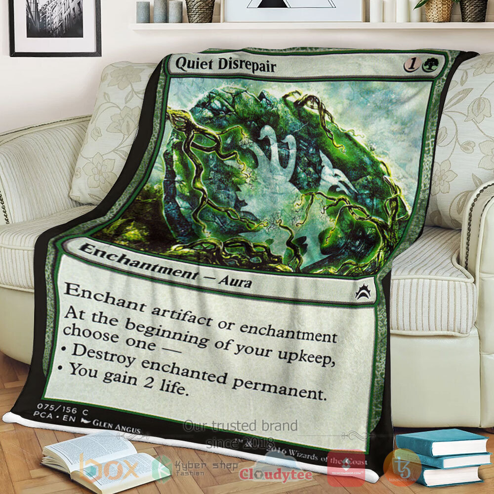 NEW Game Magic The Gathering 75 Quiet Disrepair Blanket
