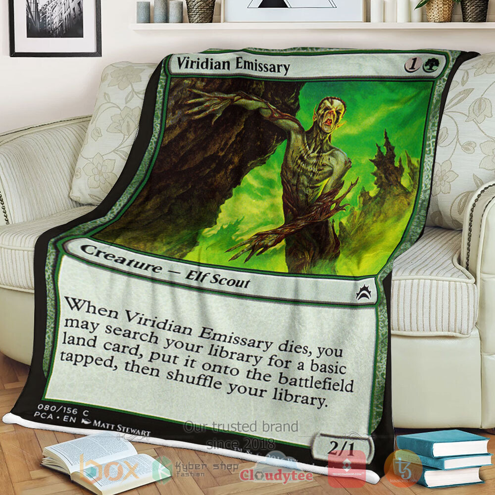 NEW Game Magic The Gathering 80 Viridian Emissary Blanket