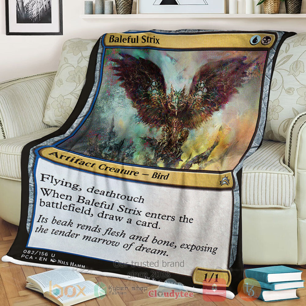 NEW Game Magic The Gathering 82 Baleful Strix Blanket