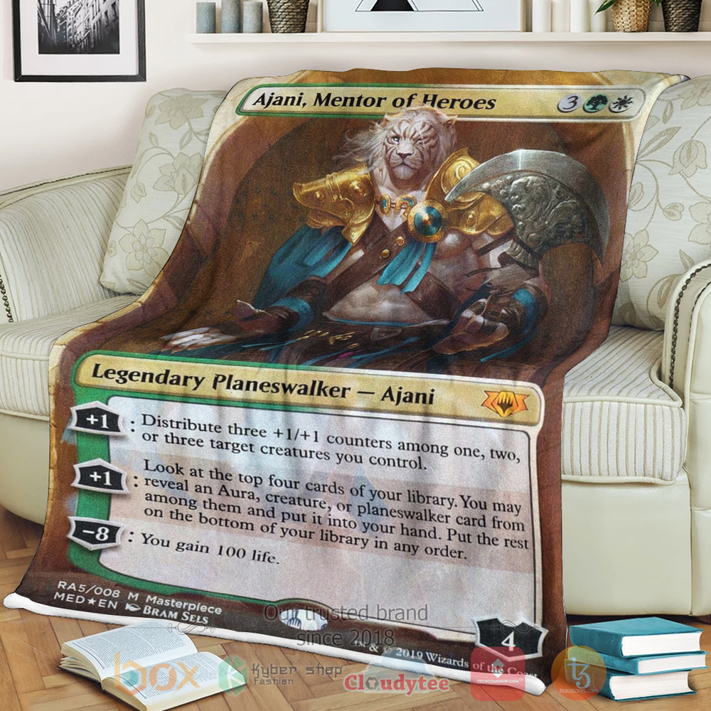 NEW Game Magic The Gathering Ajani Mentor of Heroes Sherpa Blanket