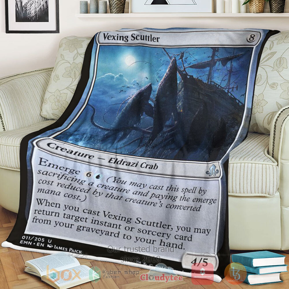 NEW Game Magic The Gathering Emn 11 Vexing Scuttler Blanket