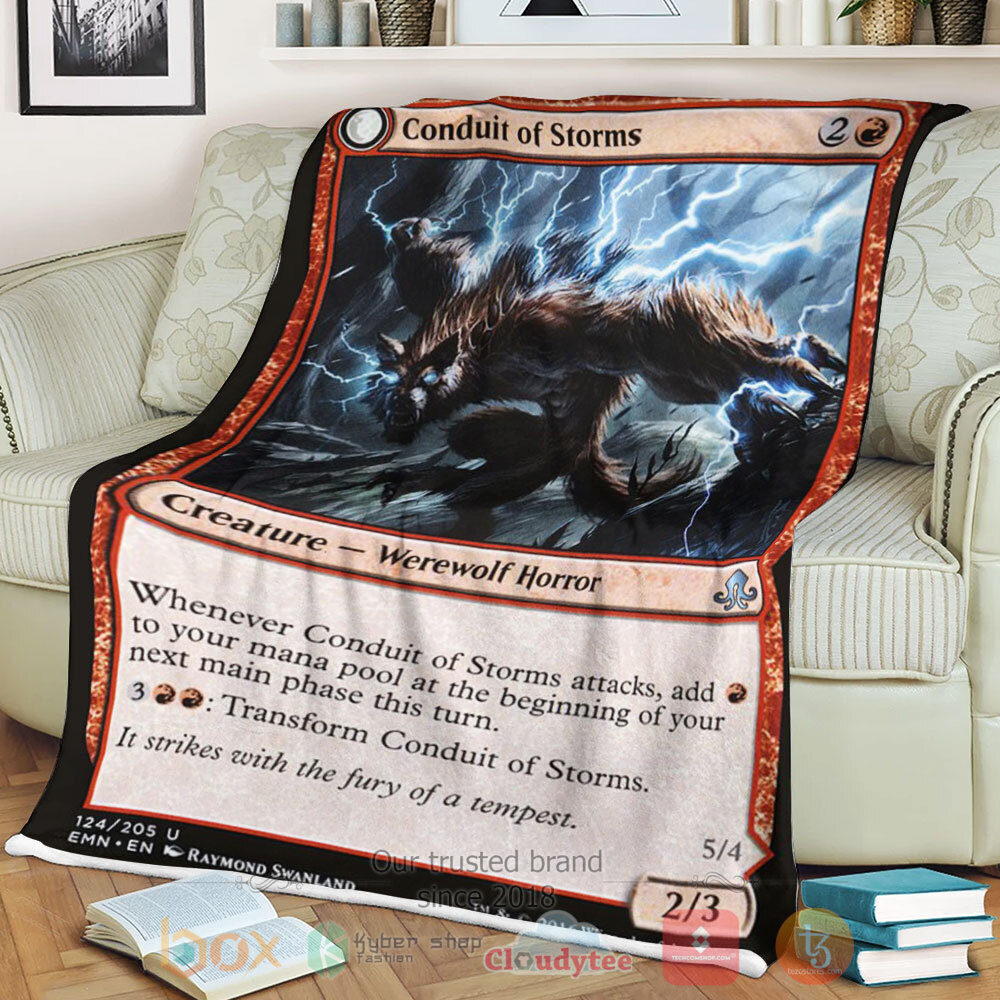 NEW Game Magic The Gathering Emn 124 Conduit Of Storms Blanket