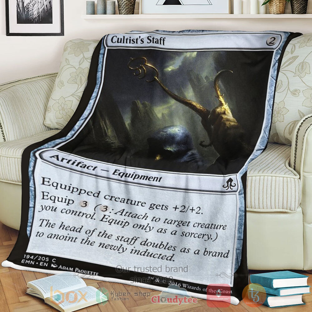 NEW Game Magic The Gathering Emn 194 Cultist S Staff Blanket 2 NEW Game Magic The Gathering Emn 194 Cultist S Staff Blanket