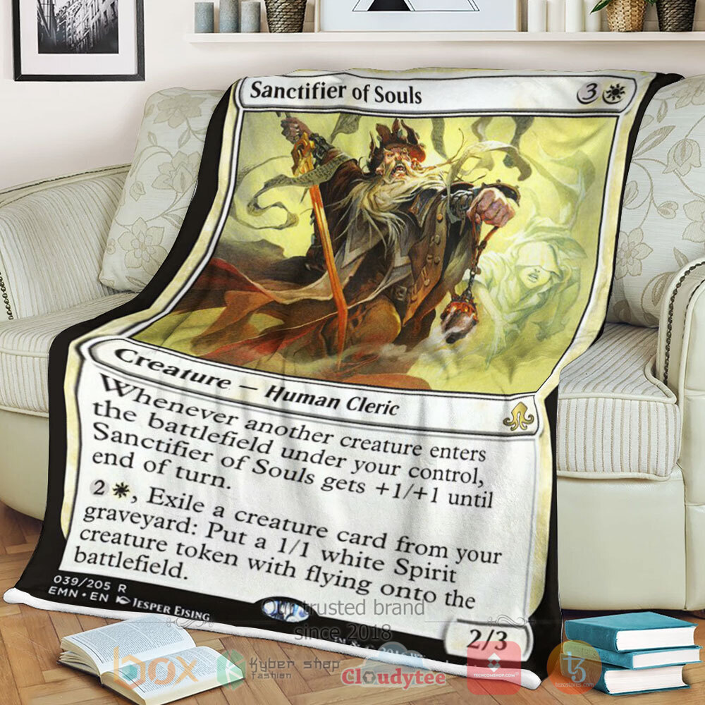 NEW Game Magic The Gathering Emn 39 Sanctifier Of Souls Blanket 2 NEW Game Magic The Gathering Emn 39 Sanctifier Of Souls Blanket
