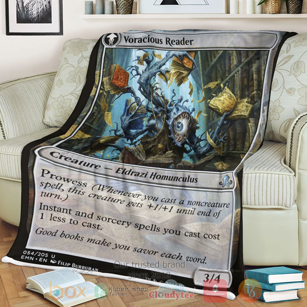 NEW Game Magic The Gathering Emn 54 Voracious Reader Blanket 1 NEW Game Magic The Gathering Emn 54 Voracious Reader Blanket