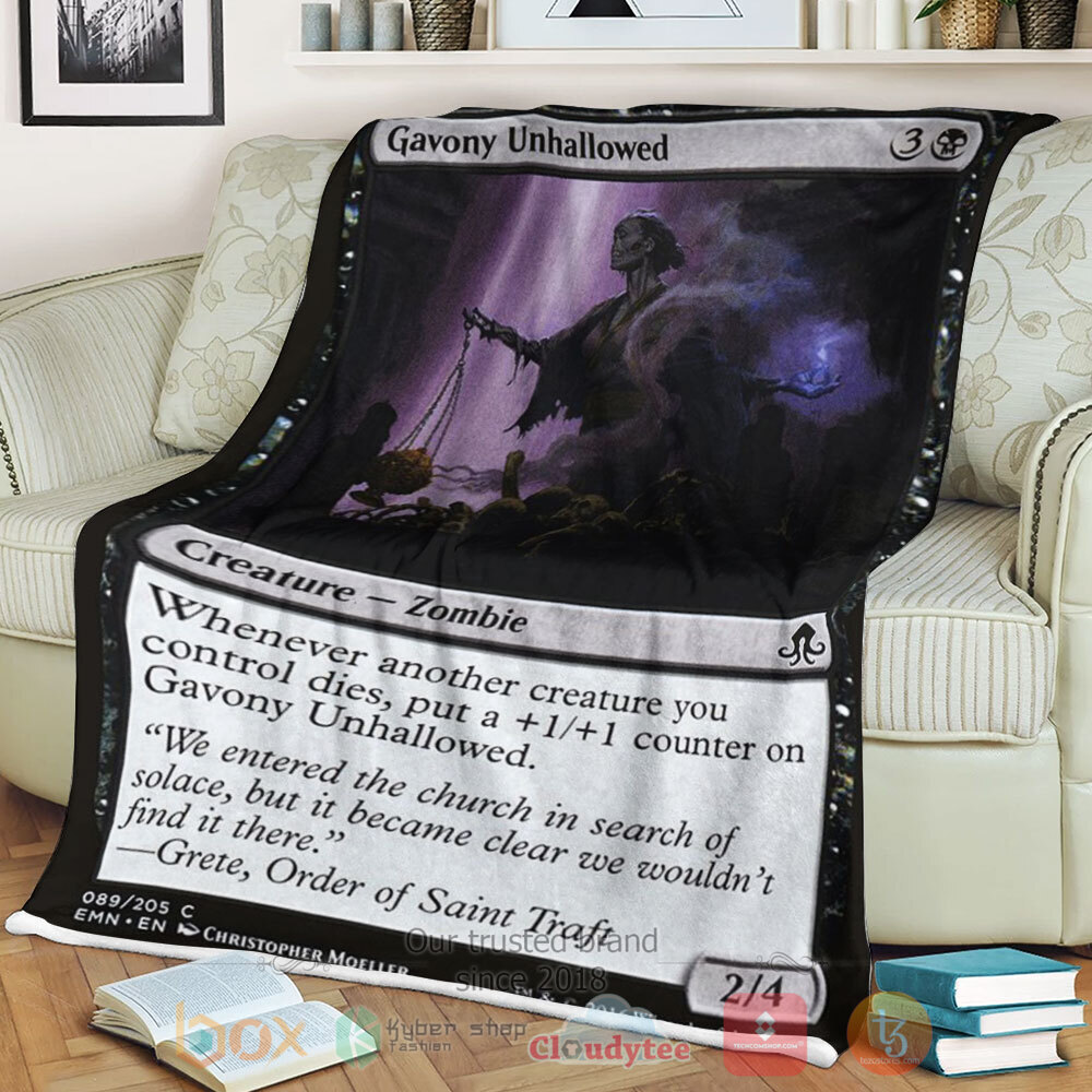 NEW Game Magic The Gathering Emn 89 Gavony Unhallowed Blanket