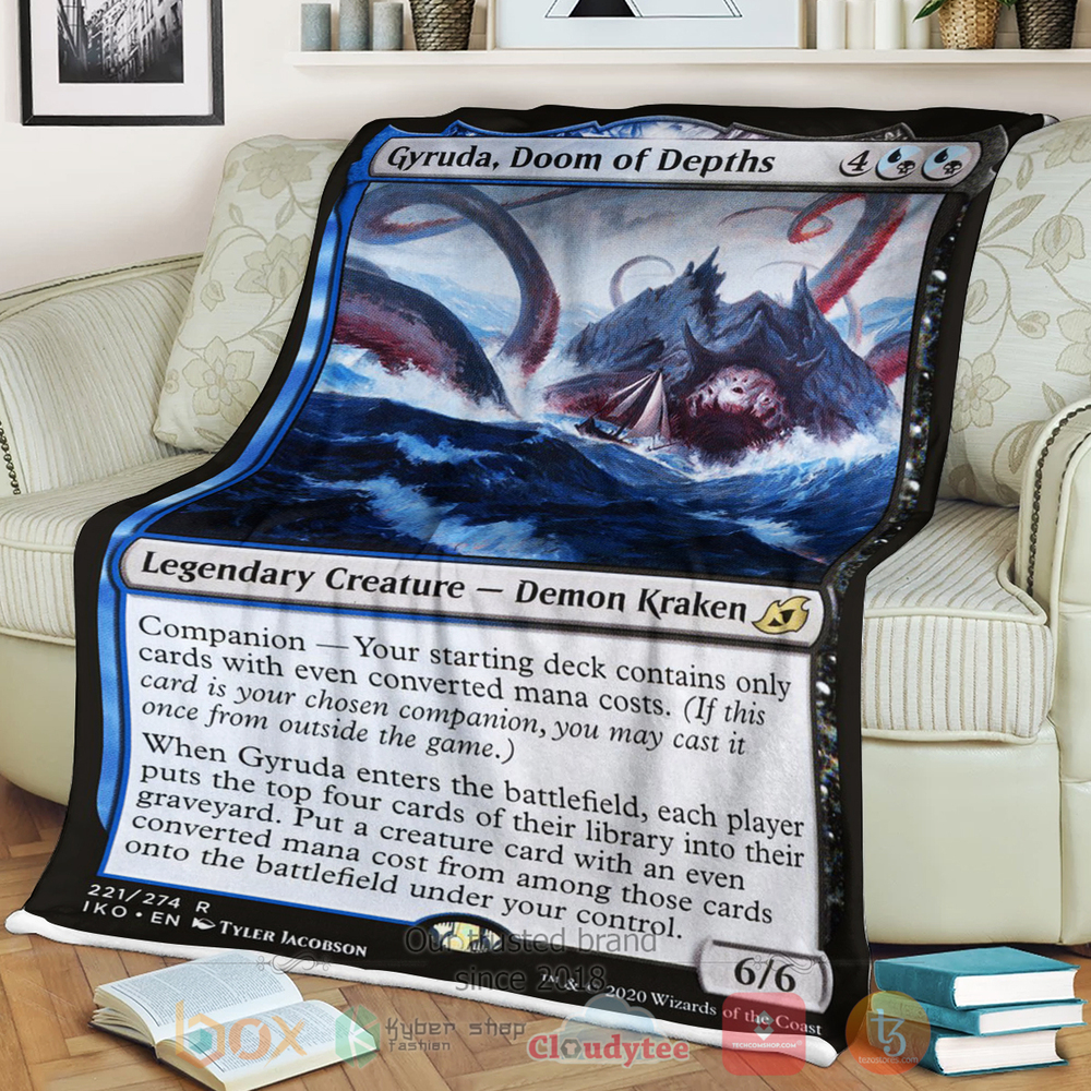 NEW Game Magic The Gathering Gyruda Doom of Depths Sherpa Blanket