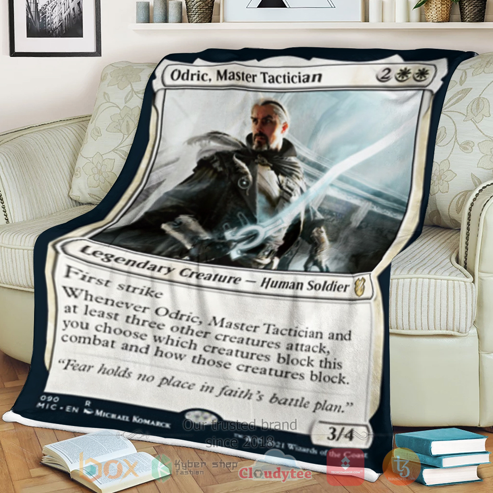NEW Game Magic The Gathering Odric Master Tactician Blanket