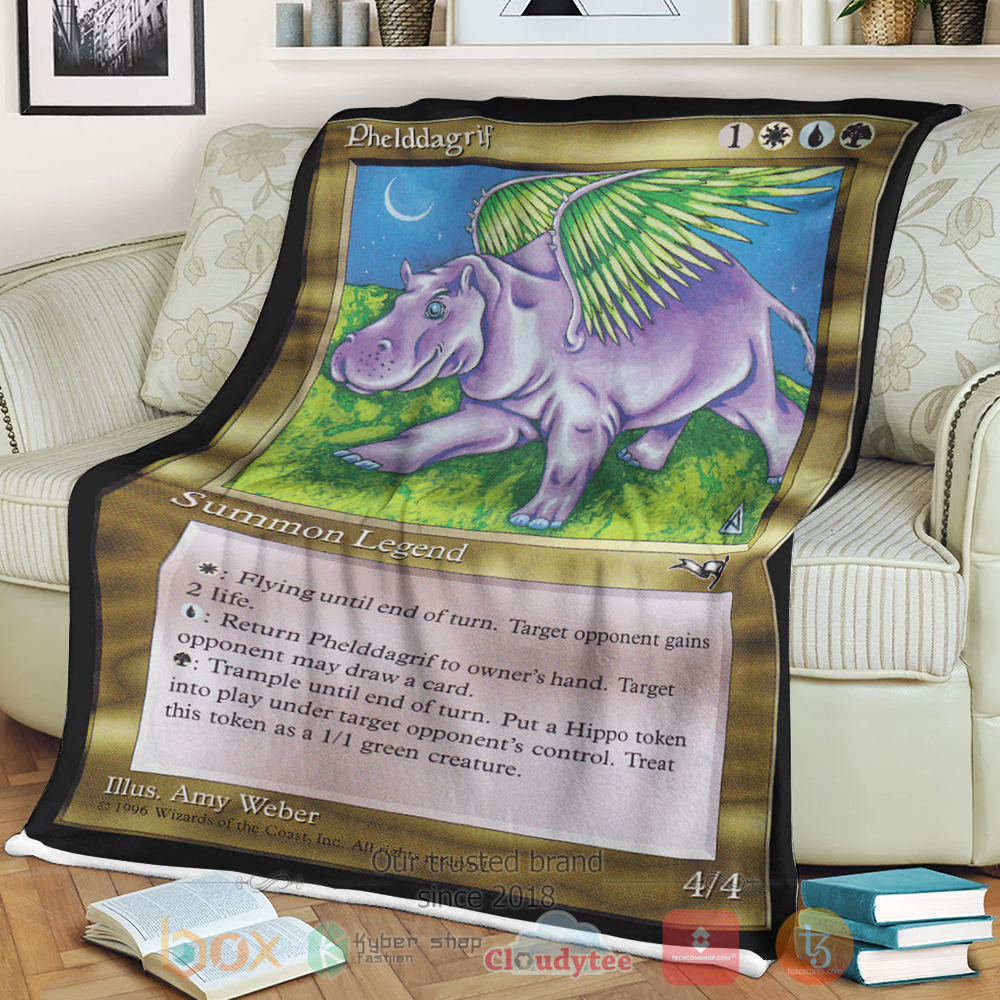 NEW Game Magic The Gathering Phelddagrif Blanket