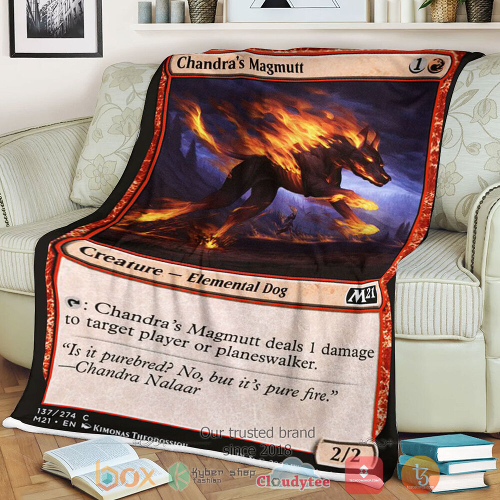 NEW Magic The Gathering Game 137 Chandra S Magmutt Blanket