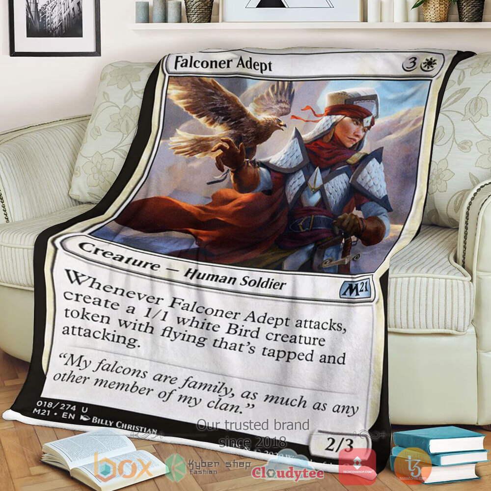 NEW Magic The Gathering Game 18 Falconer Adept Blanket 2 NEW Magic The Gathering Game 18 Falconer Adept Blanket