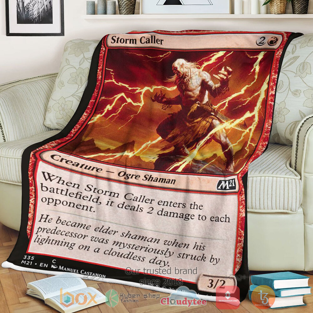 NEW Magic The Gathering Game 335 Storm Caller Blanket