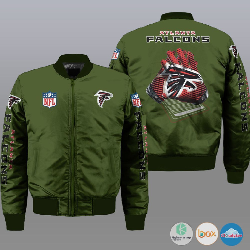 NFL Atlanta Falcons 3d Bomber Jacket 3 NFL Atlanta Falcons 3d Bomber Jacket 1 2
