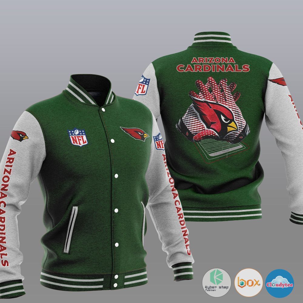 NFL Arizona Cardinals Baseball Jacket 5 NFL Arizona Cardinals Baseball Jacket 1 2 3 4