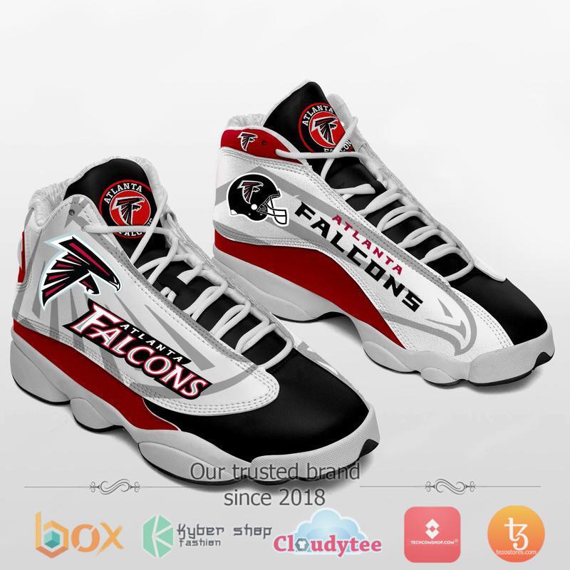 NFL Atlanta Falcons Air Jordan 13 Football Team Sneakers Shoes 2 NFL Atlanta Falcons Air Jordan 13 Football Team Sneakers Shoes 1