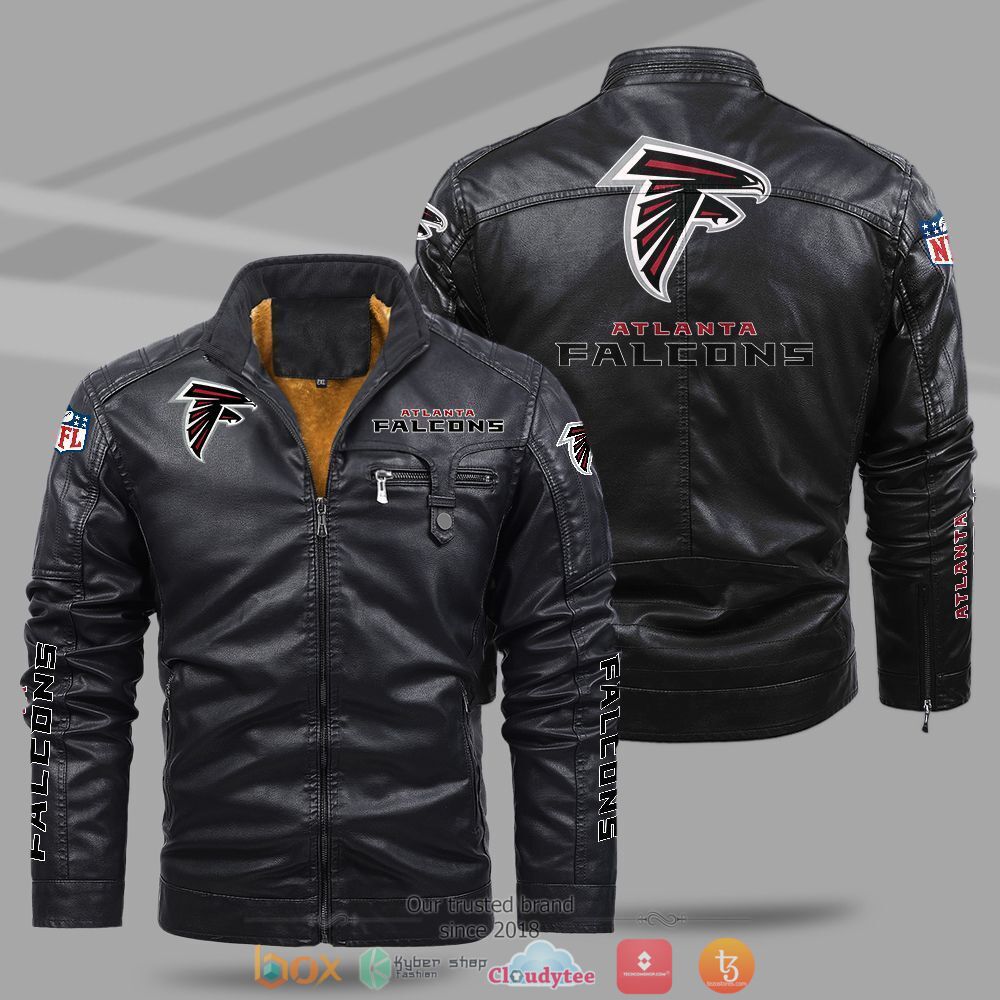 NFL Atlanta Falcons Fleece leather jacket