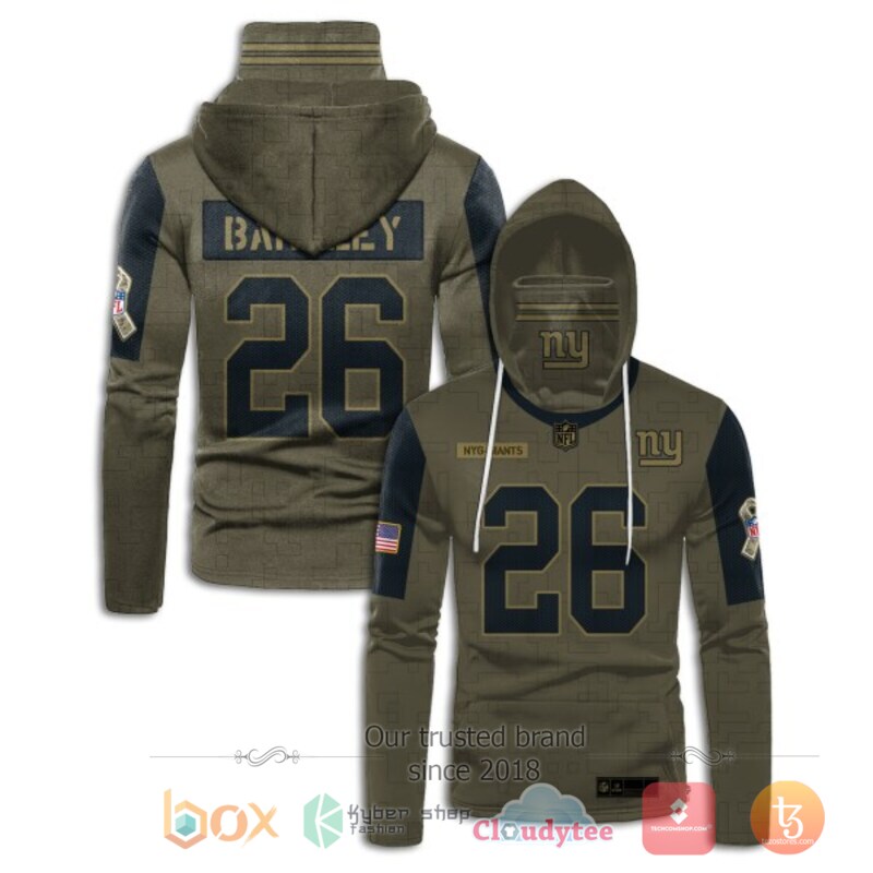 NFL Barkley 26 New York Giants 3d hoodie mask