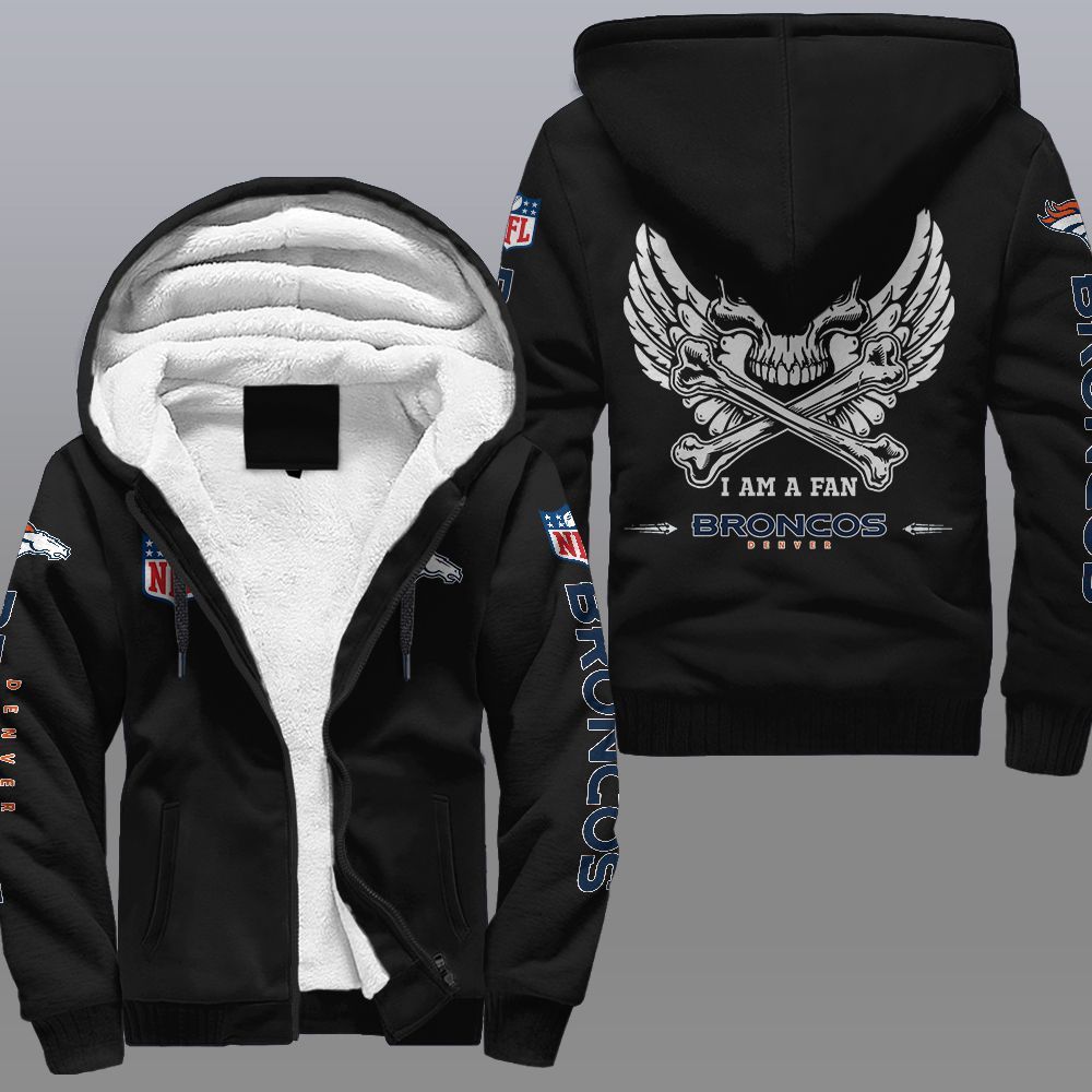 NFL Denver Broncos Wings Skull Fleece hoodie 1 NFL Denver Broncos Wings Skull Fleece hoodie