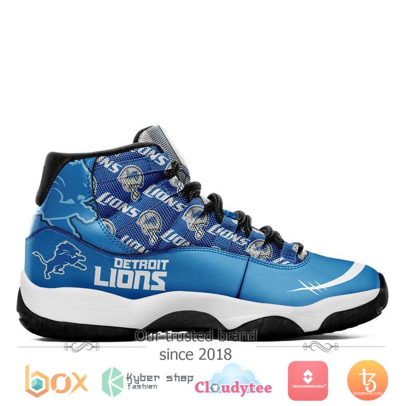 NFL Detroit Lions Air Jordan 11 Sneaker Shoes 1 2 3 4