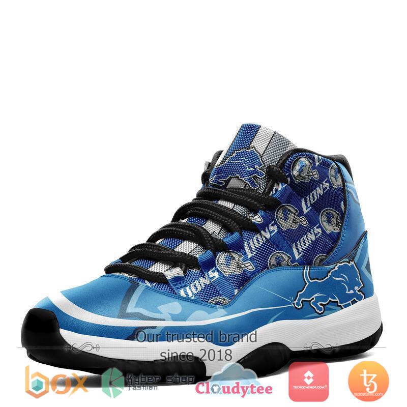 NFL Detroit Lions Air Jordan 11 Sneaker Shoes 1 2 3 4 5