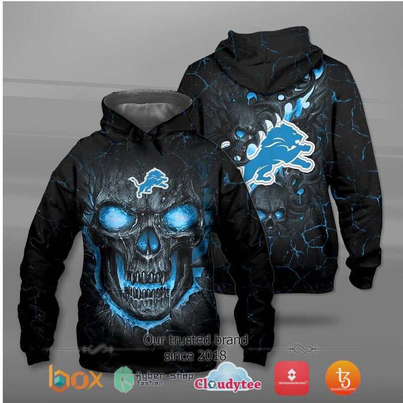Detroit Lions NFL Fire Skull Lava jersey shirt, hoodie 8 NFL Detroit Lions Fire Skull Lava 3D shirt hoodie