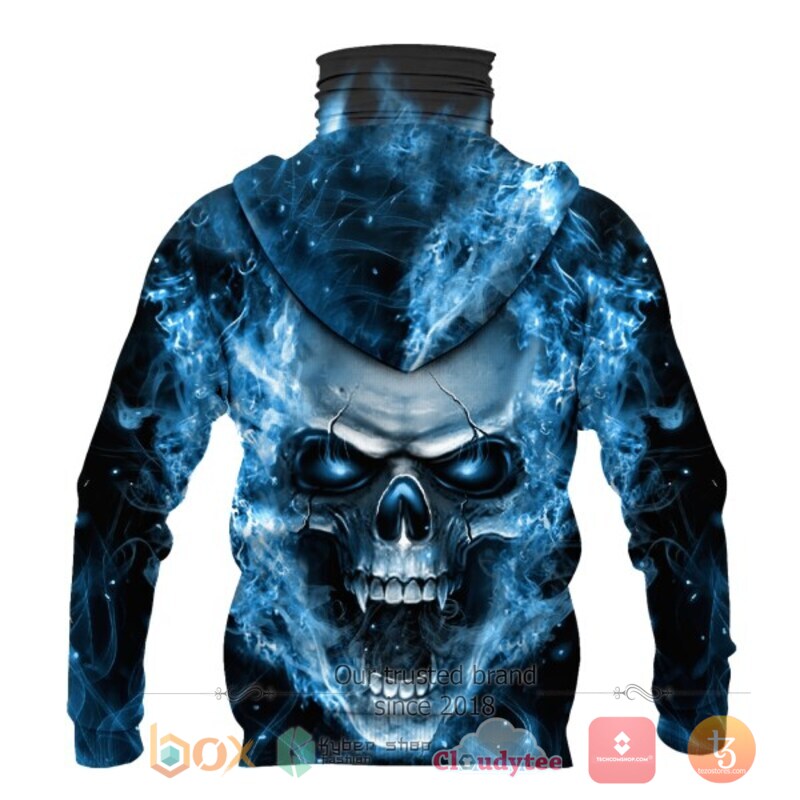 NFL Detroit Lions Flameskull 3d hoodie mask 3 NFL Detroit Lions Flameskull 3d hoodie mask 1 2