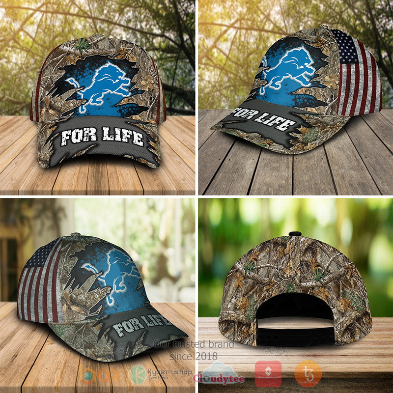 NFL Detroit Lions Hunting For Life cap 2 NFL Detroit Lions Hunting For Life cap