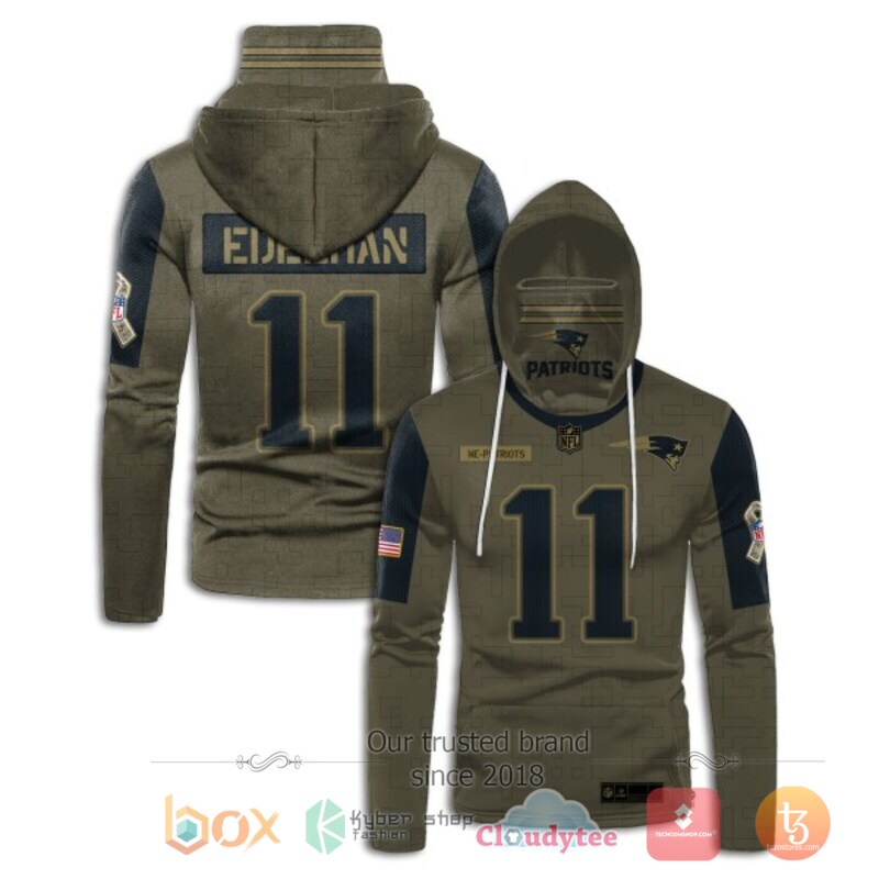 NFL Edelman 11 New England Patriots 3d hoodie mask