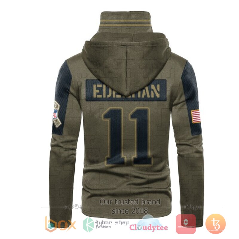 NFL Edelman 11 New England Patriots 3d hoodie mask 3 NFL Edelman 11 New England Patriots 3d hoodie mask 1 2