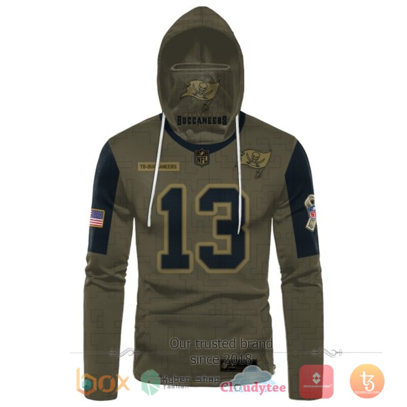 NFL Evans 13 Tampa Bay Buccaneers 3d hoodie mask 2 NFL Evans 13 Tampa Bay Buccaneers 3d hoodie mask 1