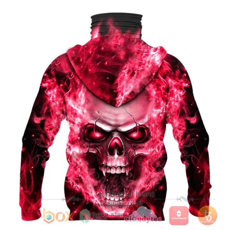 NFL Houston Texans Flameskull 3d hoodie mask 3 NFL Houston Texans Flameskull 3d hoodie mask 1 2