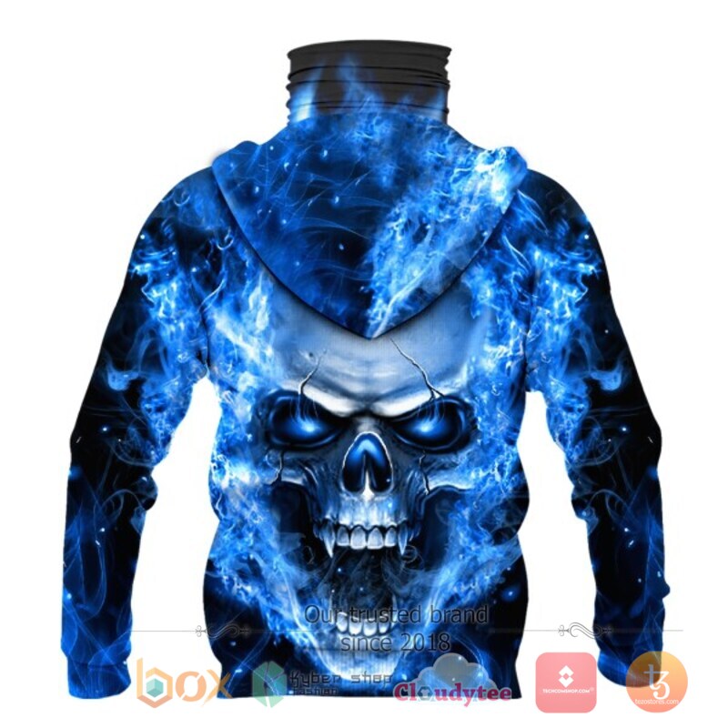 NFL Indianapolis Colts Flameskull 3d hoodie mask 3 NFL Indianapolis Colts Flameskull 3d hoodie mask 1 2