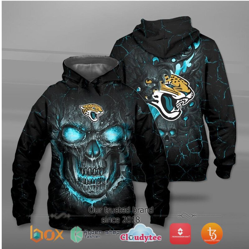NFL Jacksonville Jaguars Fire Skull Lava 3D shirt hoodie