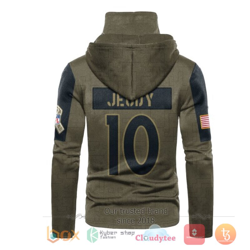 NFL Jeudy 10 Denver Broncos 3d hoodie mask 3 NFL Jeudy 10 Denver Broncos 3d hoodie mask 1 2